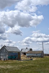 abandoned farm on the Canadian prairies