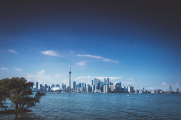 Naklejka premium Toronto Skyline, Toronto, Ontario, Canada, September 15th 2018