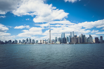 Fototapeta premium Toronto Skyline, Toronto, Ontario, Canada, June 2nd 2018