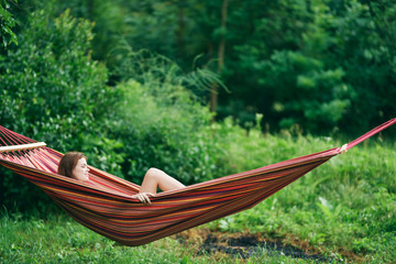 hammock in garden