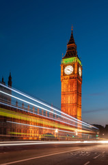 Fototapeta na wymiar Big Ben and House of Parliament London