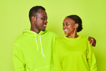 Obraz premium portrait of young man and woman
