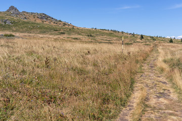 Autumn view of Vitosha Mountain, Bulgaria