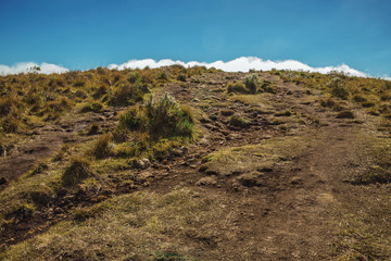 Rocky trail going to the top of Fortaleza Canyon
