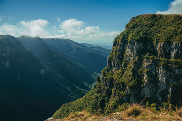 Fototapeta premium Fortaleza Canyon with steep rocky cliffs
