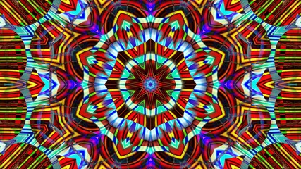 Kaleidoscope Mandala Art Design Abstract Background