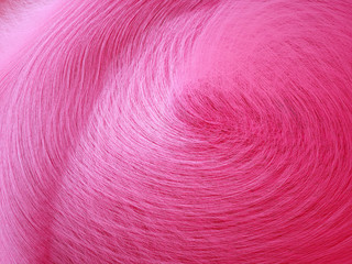 3d render of wool background texture with straight pink hair