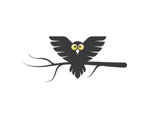 owl icon vector illustration