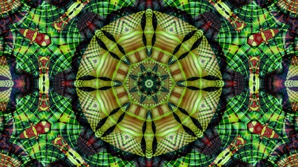 Kaleidoscope Mandala Art Design Abstract Background