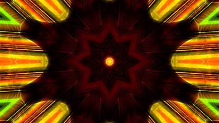 Kaleidoscope Mandala Art Design Abstract Background