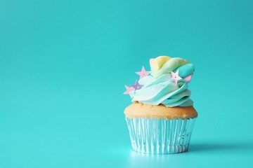cupcake on a white background