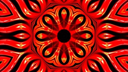 Kaleidoscope Mandala Art Design Abstract Background