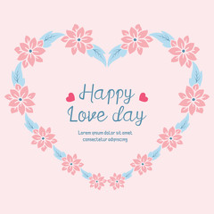Fototapeta na wymiar Beautiful Crowd peach floral frame, isolated on a pink elegant background, for happy love day greeting card template design. Vector