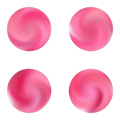 Gradients kit with round smooth backgrounds.
