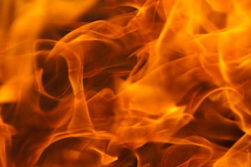 Background of fire flame