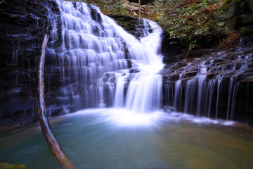 Lower Melton Falls in Obed National Park in Tennessee