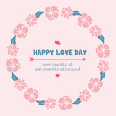 Obraz premium Elegant Shape cards, with beautiful and cute template decoration of leaf wreath frame. Vector