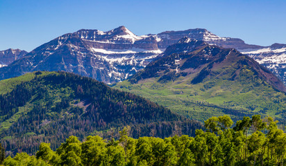 Rocky Mountains, Wasatch Range, Mount Timpanogos wilderness area, Utah, USA.