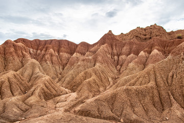 Fototapeta premium Desierto de la Tatacoa en Villavieja Huila Colombia