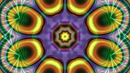 Kaleidoscope Mandala Art Design Abstract Background