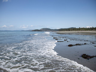 waves on the beach