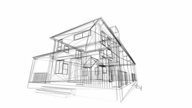 3D House Sketch