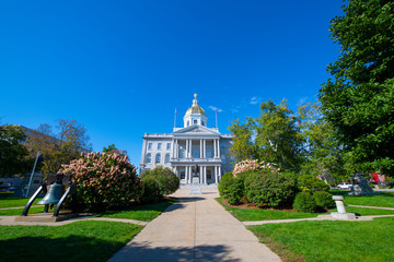 New Hampshire State House, Concord, New Hampshire NH, USA. New Hampshire State House is the...
