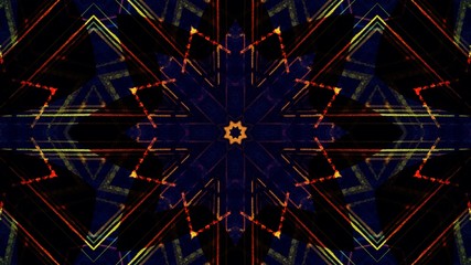 Kaleidoscope Mandala Art Design Abstract Background