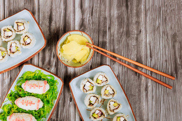 Catering meal for fan of football game. American football game concept. Asian cuisine.