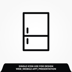 refrigerator sign icon.refrigerator vector illustration.
