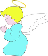 the little angel who prays