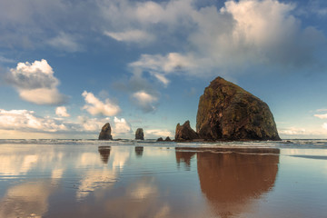 Clouds over Cannon Beach Oregon