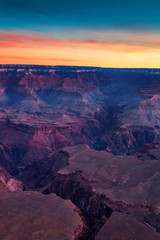 Grand Canyon National Park at Dusk