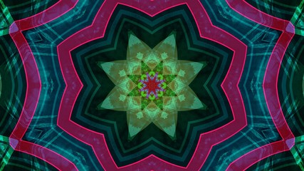 Kaleidoscope Mandala Art Design Abstract Background