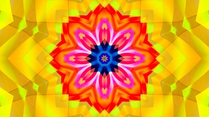 Kaleidoscope Mandala Art Design Abstract Background