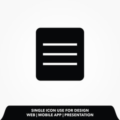 document sign icon design vector illustration