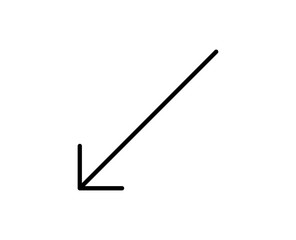 Arrow line icon