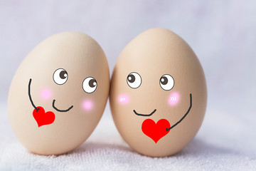 Egg with expression
