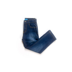 jean or blue jeans with concept on white background new.