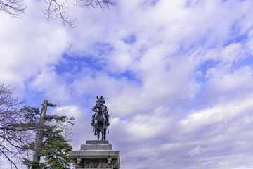 伊達政宗騎馬像