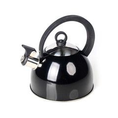 kettle or Stovetop whistling kettle on background new.
