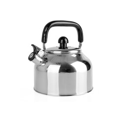 kettle or Stovetop whistling kettle on background new.