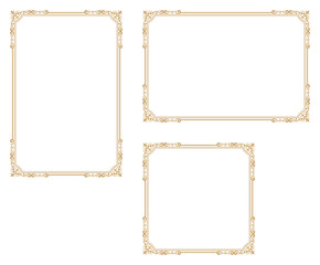 Decorative frame.A frame that gave a change in size to the same design.Good frame for a4 size paper.Certificate frame.