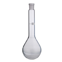 lab or Empty Flask isolated on a white background.