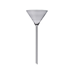 lab or Empty funnel for chemistry isolated on a white background.
