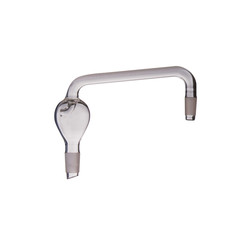 lab or Empty Adapter for chemistry laboratory isolated on a white background.