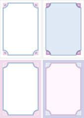 Decorative frame.A frame that gave a change in size to the same design.Good frame for a4 size paper.Certificate frame.