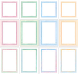 Decorative frame.A frame that gave a change in size to the same design.Good frame for a4 size paper.Certificate frame.