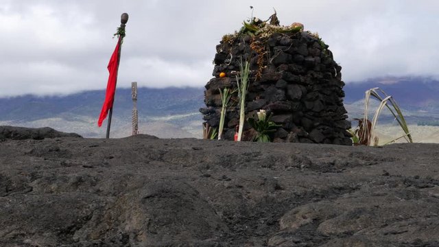 sacred traditional heaau on the big island