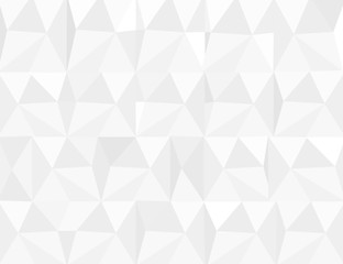 Abstract background with triangles.White Polygon Pattern Wallpaper.Abstract mosaic background.Geometric pattern background.